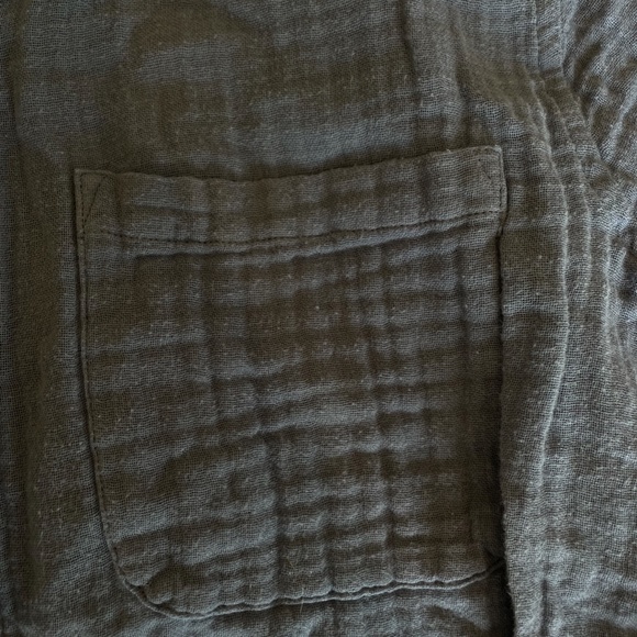 Rails Cotton Blue Button Up Blouse Size M - Picture 4 of 5